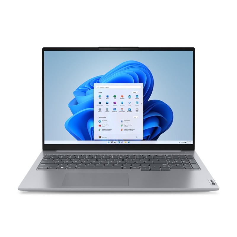 Lenovo ThinkBook 16 Intel® Core™ i5 i5-1335U Computer portatile 40,6 cm (16") WUXGA 8 GB DDR5-SDRAM 256 - TASTIERA QWERTZ